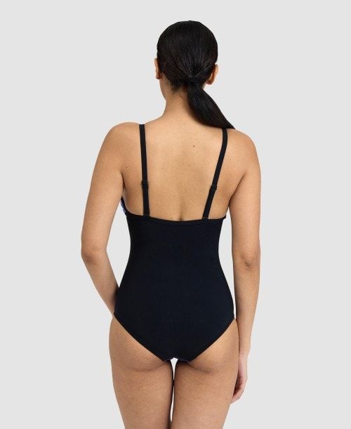 Body Donna Arena Bodylift Michela Lightcross One Piece Nere Colorate | 34216PVZR