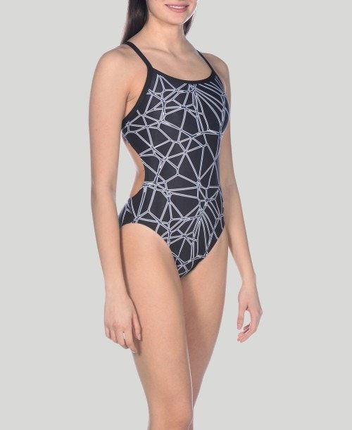 Body Donna Arena Carbonics Pro Challenge Back One Piece Nere Nere | 18502LXAG