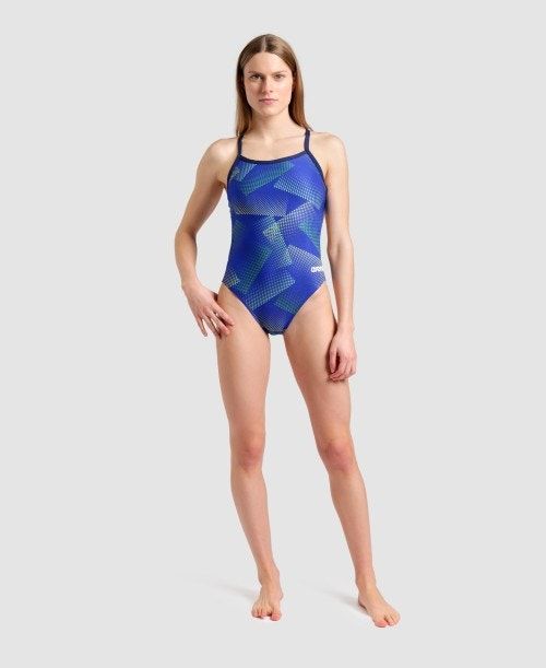 Body Donna Arena Halftone Challenge Back One Piece Colorate | 25738QJXG