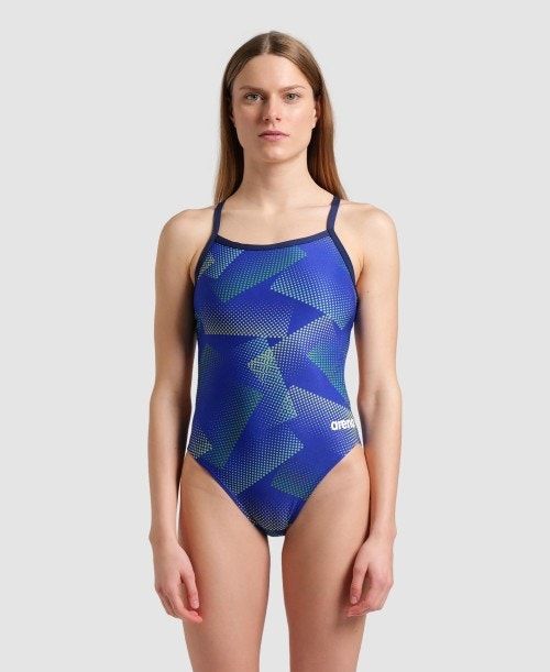 Body Donna Arena Halftone Challenge Back One Piece Colorate | 25738QJXG