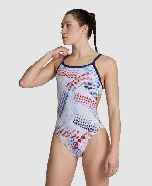 Body Donna Arena Halftone Challenge Back One Piece Colorate | 19374TBYR