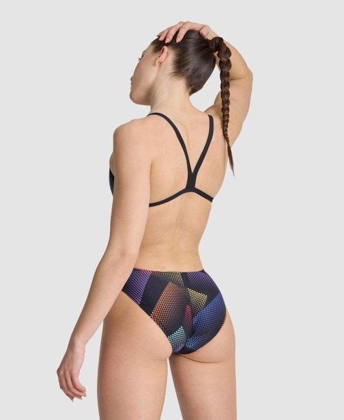 Body Donna Arena Halftone Challenge Back One Piece Colorate | 85327BZSK