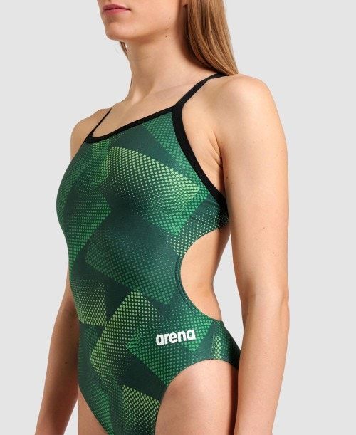 Body Donna Arena Halftone Challenge Back One Piece Colorate | 39072RGBJ