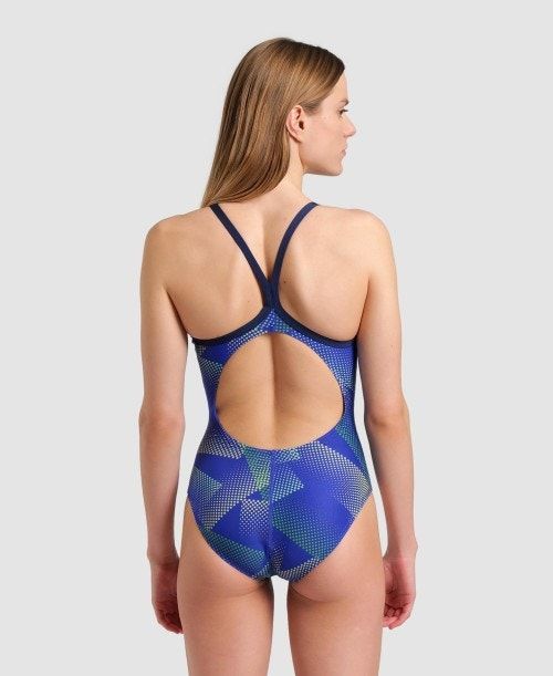 Body Donna Arena Halftone Lightdrop Back One Piece Colorate | 30781HBMI