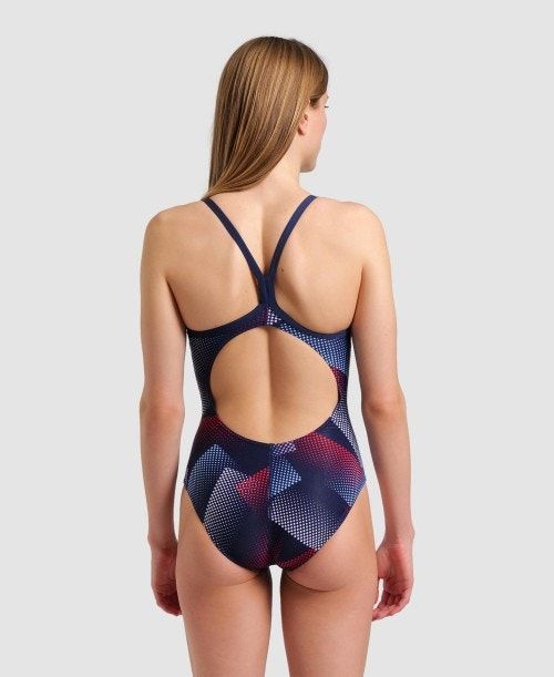 Body Donna Arena Halftone Lightdrop Back One Piece Colorate | 21083BTGO