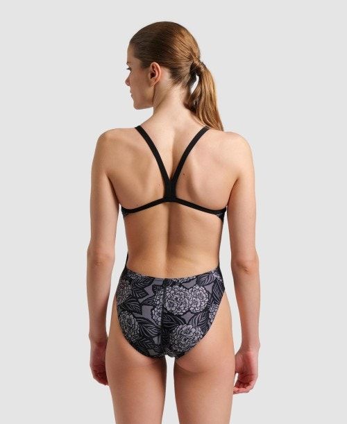 Body Donna Arena Hydrangea Bouquet Challenge Back One Piece Colorate | 36789TXZR