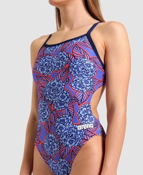 Body Donna Arena Hydrangea Bouquet Challenge Back One Piece Colorate | 30729FWKO