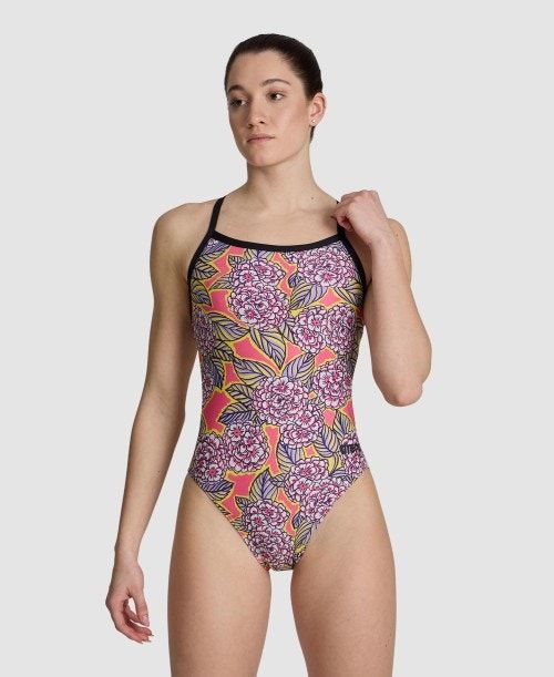 Body Donna Arena Hydrangea Bouquet Challenge Back One Piece Colorate | 18956VHFG