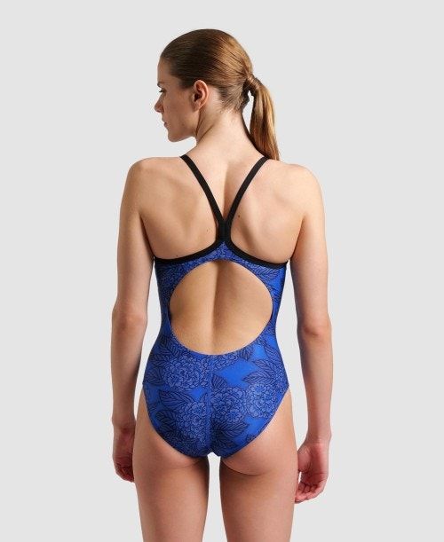 Body Donna Arena Hydrangea Bouquet Light Drop Back One Piece Colorate | 61589IQWT