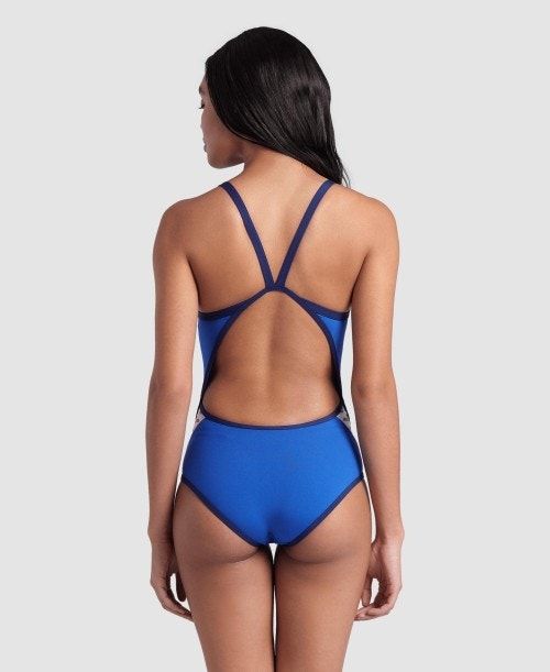 Body Donna Arena Icons Super Fly Back Solid One Piece Blu Reale Blu Marino | 36142MTWS