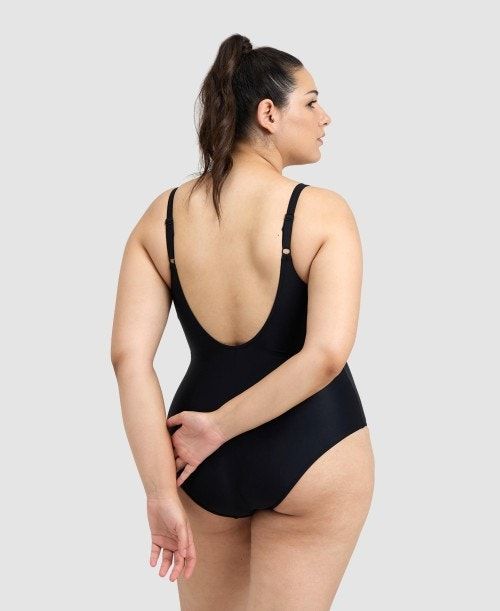 Body Donna Arena Imprint U Back One Piece Plus Colorate | 16475VIYX