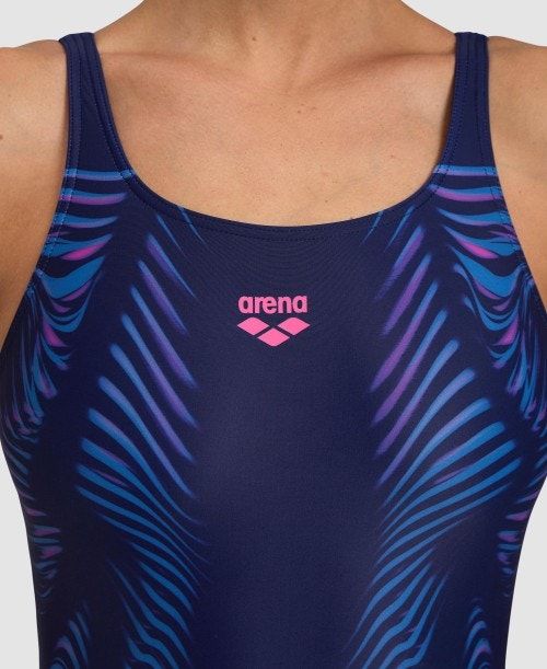 Body Donna Arena Imprint U Back One Piece Colorate | 10769XYHZ