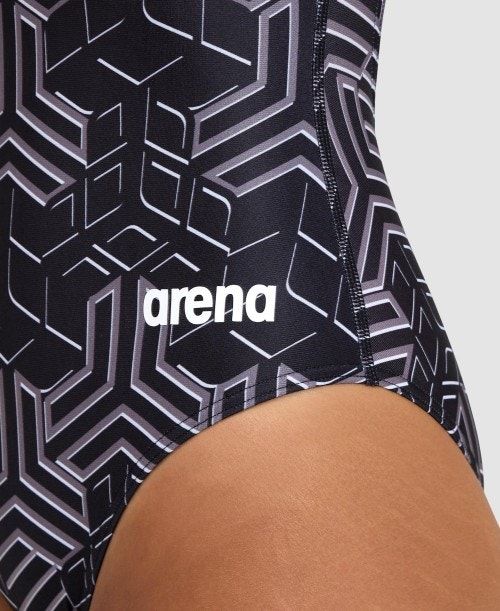 Body Donna Arena Kikko Pro Light Drop Back One Piece Nere Nere Colorate | 04179FOJL