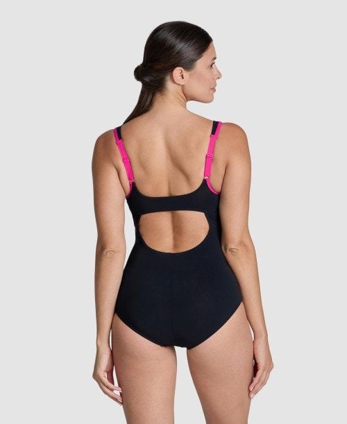 Body Donna Arena Makimurax One Piece Nere Rosa Viola | 32094MOHU