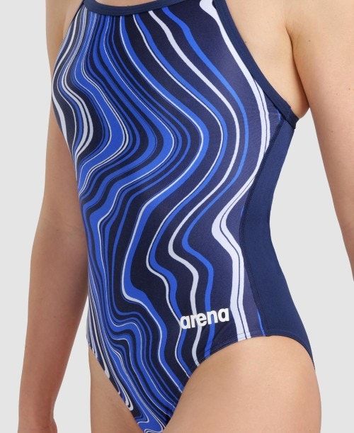 Body Donna Arena Marbled Lightdrop Back One Piece Colorate | 29143NJOH