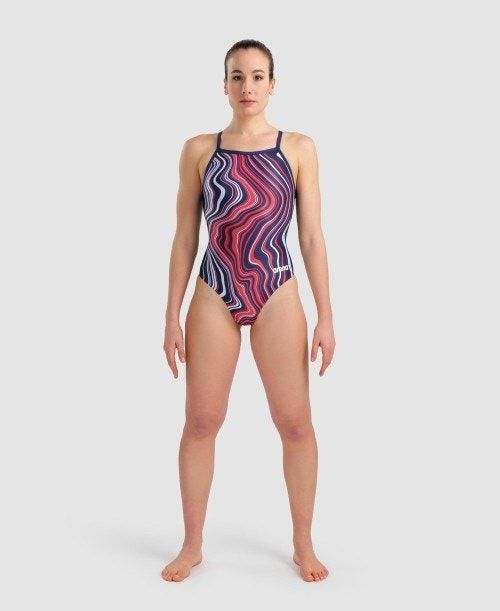 Body Donna Arena Marbled Lightdrop Back One Piece Colorate | 65902KCVL