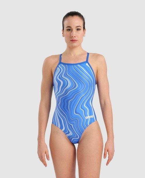 Body Donna Arena Marbled Lightdrop Back One Piece Colorate | 94503XPKA