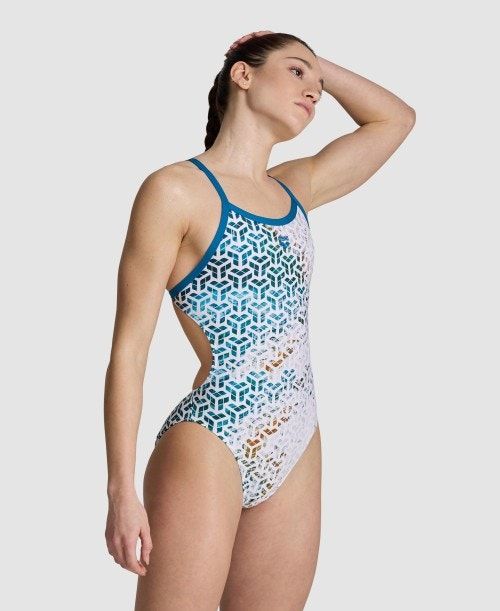 Body Donna Arena Planet Water Challenge Back One Piece Colorate | 64235XOYQ