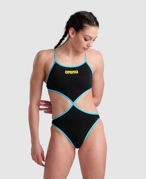 Body Donna Arena Rule Breaker Twist'n'mix One Piece Nere Colorate | 49120SLAI