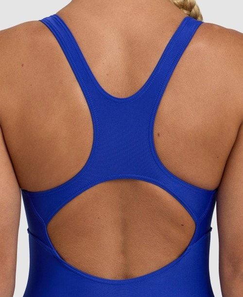 Body Donna Arena Solid Control Pro Back One Piece Blu | 65947VRWO