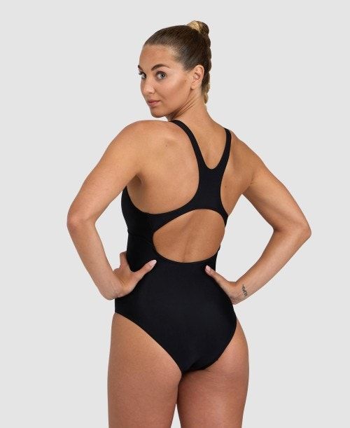 Body Donna Arena Solid Control Pro Back One Piece Nere | 41936LXUO