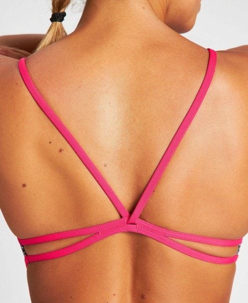 Body Donna Arena Sunrays Lace Back One Piece Rosa Nere Colorate | 36524FZXH