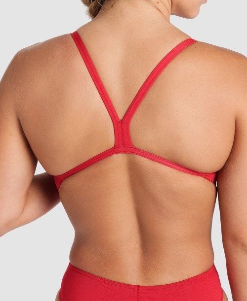 Body Donna Arena Team Challenge Back One Piece Rosse Bianche | 31420FZOA