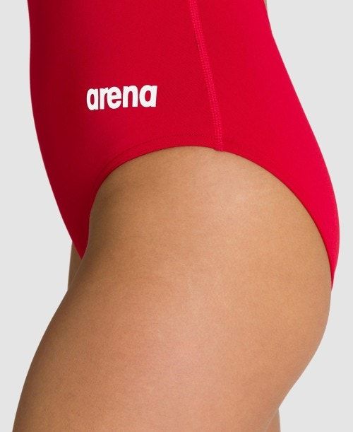 Body Donna Arena Team Light Drop Back One Piece Rosse Bianche | 50138VMZI