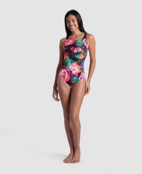 Costume da Bagno Donna Arena Roseland Swim Pro Back Swimsuit Colorate | 40238IDGZ