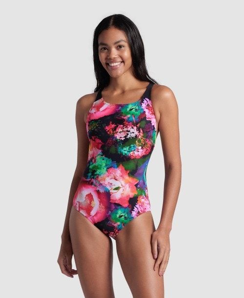 Costume da Bagno Donna Arena Roseland Swim Pro Back Swimsuit Colorate | 40238IDGZ