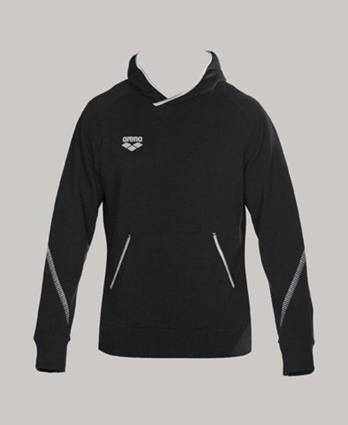 Felpa con Cappuccio Uomo Arena Team Line Hoody Nere | 28173AFUQ