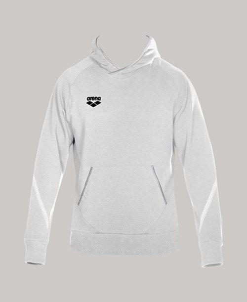 Felpa con Cappuccio Uomo Arena Team Line Hoody Bianche | 43579YNTE