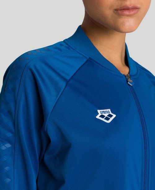 Giacche Donna Arena Relax Iv Team Full-zip Jacket Blu | 18523YBGA