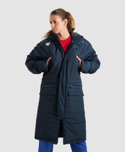 Giacche Donna Arena Team Parka Solid Colorate | 45672AIHV