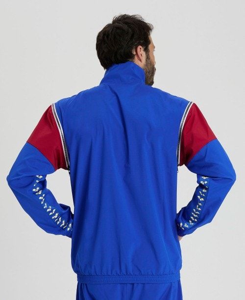 Giacche Uomo Arena Icons Convertible Jacket Blu Bordeaux Bianche | 72954LSOB