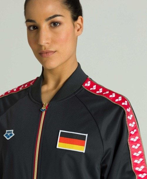 Giacche Uomo Arena Relax Iv Nations Team Jacket Grigie | 82931EFVZ