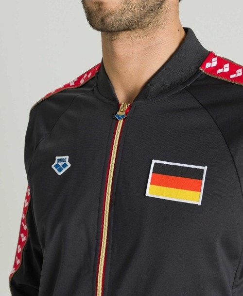 Giacche Uomo Arena Relax Iv Nations Team Jacket Grigie | 82931EFVZ