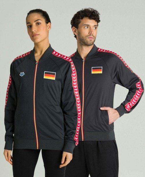 Giacche Uomo Arena Relax Iv Nations Team Jacket Grigie | 82931EFVZ