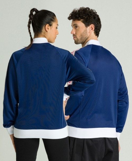 Giacche Uomo Arena Relax Iv Nations Team Jacket Blu Marino | 69157VAFE