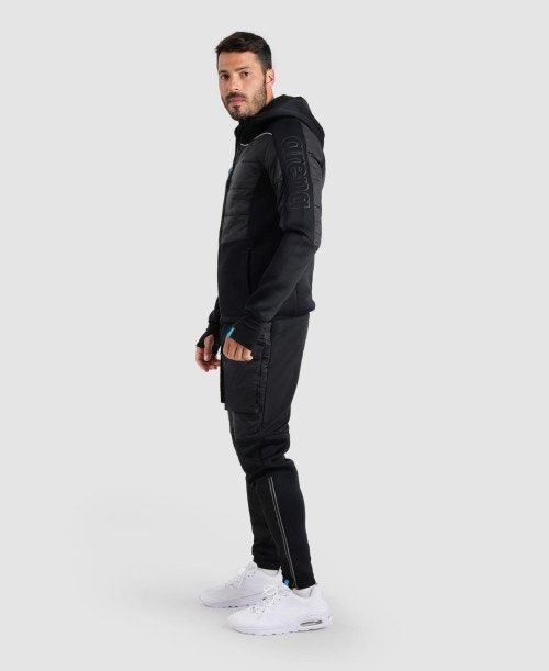 Giacche Uomo Arena Team Half-quilted Hooded Jacket Colorate | 81502ZKXE