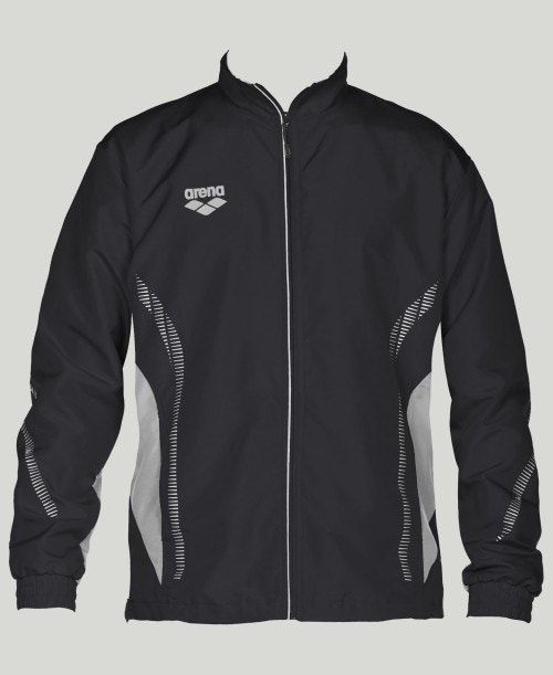 Giacche Uomo Arena Team Line Warm-up Jacket Nere Grigie | 80254VCLG