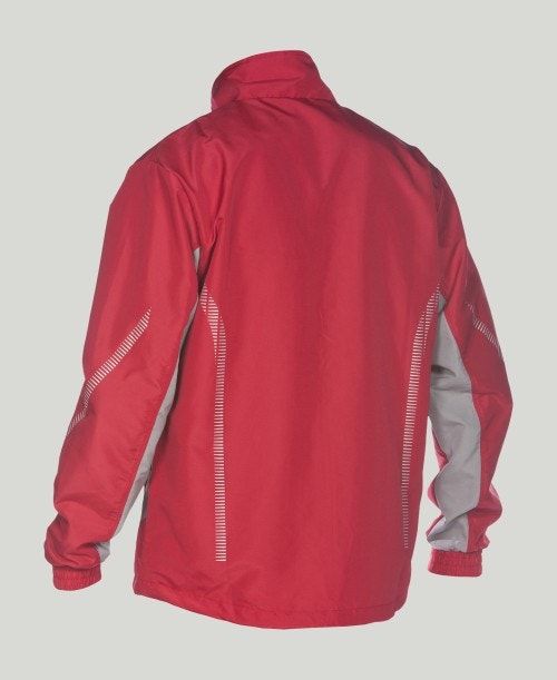 Giacche Uomo Arena Team Line Warm-up Jacket Rosse Grigie | 70243ZDPQ