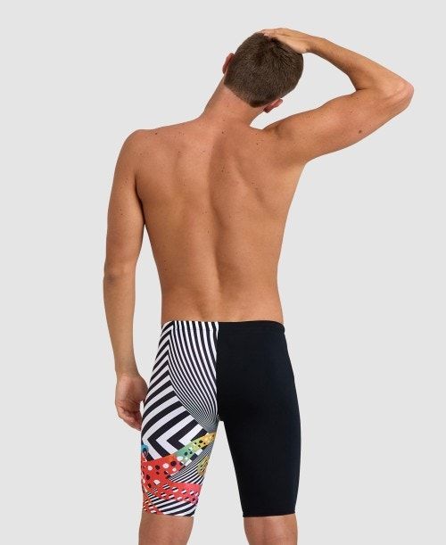 Jammer Uomo Arena Crazy Jammer Nere Bianche Colorate | 54702CHYD