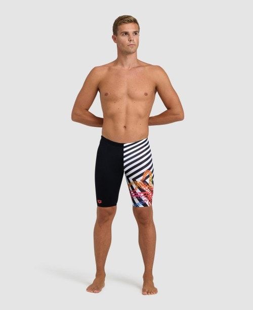 Jammer Uomo Arena Crazy Jammer Nere Bianche Colorate | 54702CHYD