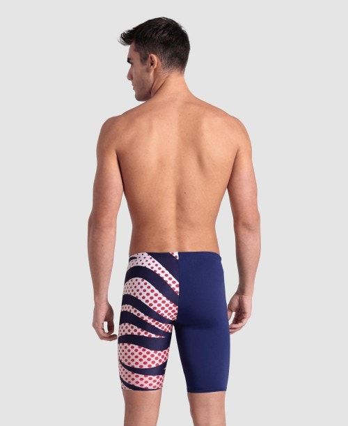 Jammer Uomo Arena Multi Stripes Swim Jammer Colorate | 62079IWES