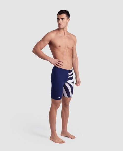 Jammer Uomo Arena Multi Stripes Swim Jammer Colorate | 62079IWES