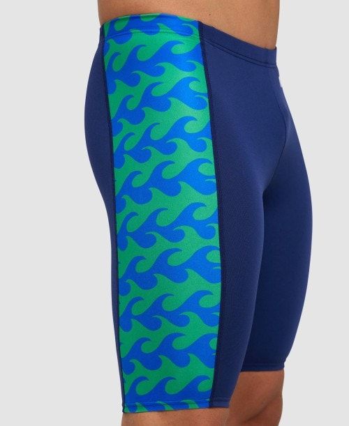 Jammer Uomo Arena Ride The Wave Jammer Blu Marino Blu Marino Verdi | 18532YFVE