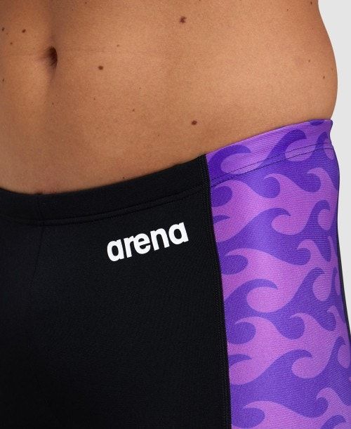 Jammer Uomo Arena Ride The Wave Jammer Nere Viola | 02761FCTD