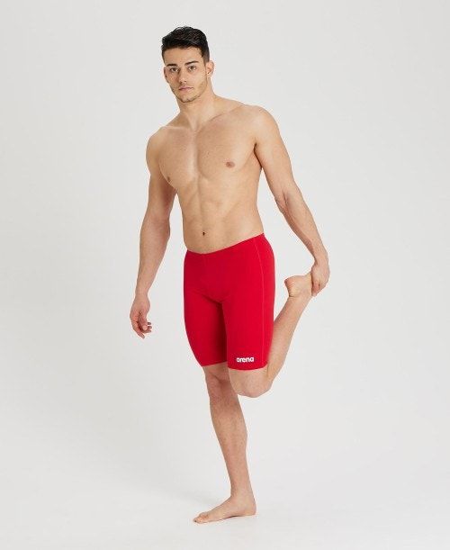 Jammer Uomo Arena Team Solid Jammer Rosse Bianche | 80274HAJF