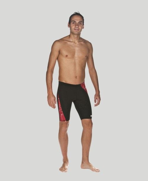 Jammer Uomo Arena Water Jammer - Maxlife Nere Rosse Nere | 26938RENH